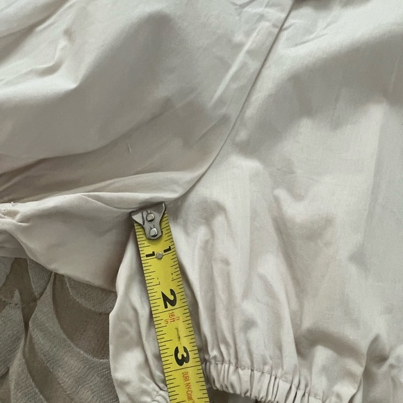 Fiorucci Cream Button-Up Romper Size 42 IT/ 6 US Elastic waist Cotton NWT - Picture 6 of 12